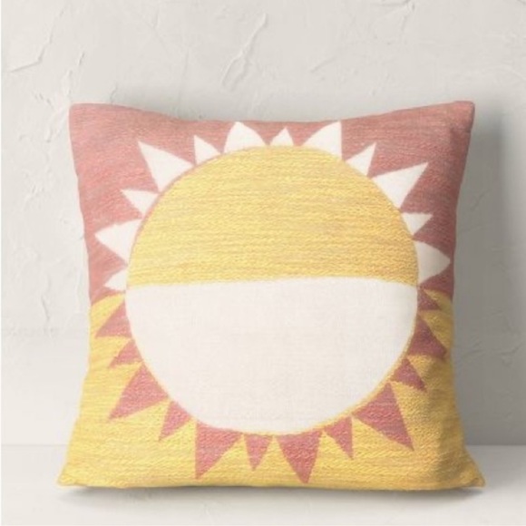 Opalhouse Accents Opalhouse X Jungalow Pink Yellow White Sun Pillow Poshmark